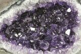 Dark Purple Amethyst Geode - Uruguay #275657-1